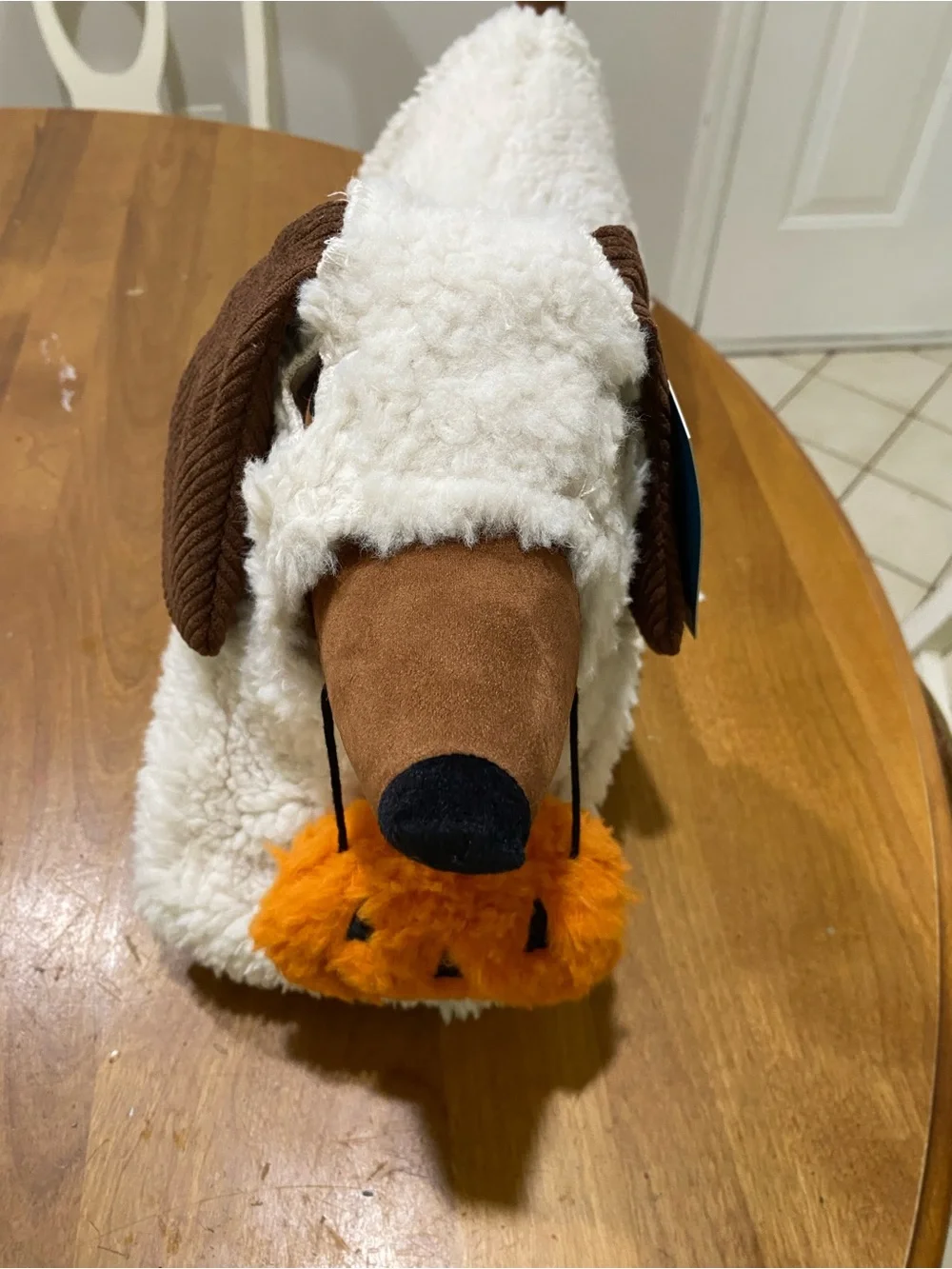 NWT.  Humane World for Animals, Halloween, dachshund pillow.